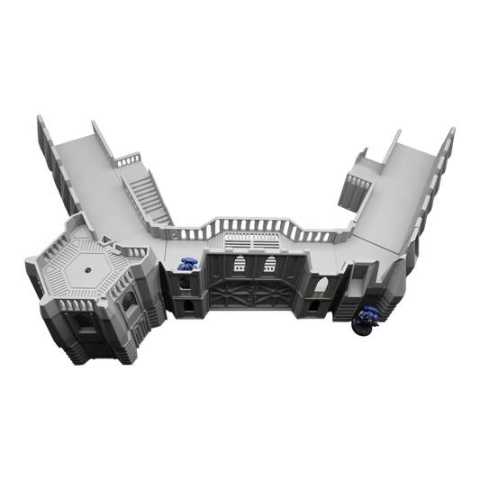 Wargaming 28mm scatter terrain scenery showing 3D-printed item that is compatible with games such as Warhammer 40K, Star Wars Legions, D+D, Dungeons and Dragons, Sci-Fi, Fantasy and other miniature tabletop games. Brand Jawar3d found at www.jawar3d.co.uk.