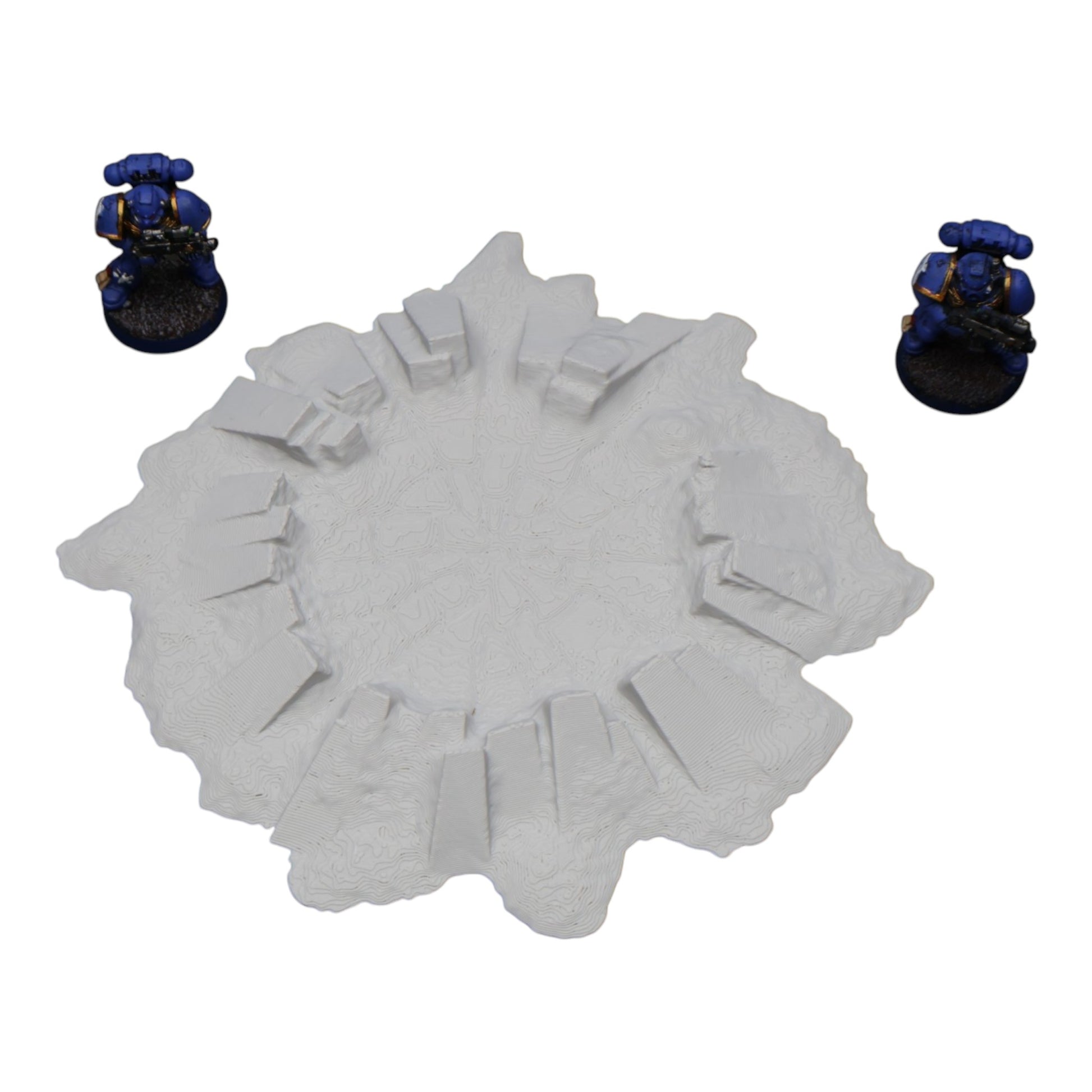 Wargaming 28mm scatter terrain scenery showing 3D-printed item that is compatible with games such as Warhammer 40K, Star Wars Legions, D+D, Dungeons and Dragons, Sci-Fi, Fantasy and other miniature tabletop games. Brand Jawar3d found at www.jawar3d.co.uk.