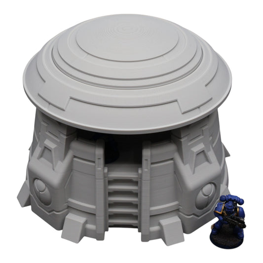 Wargaming 28mm scatter terrain scenery showing 3D-printed item that is compatible with games such as Warhammer 40K, Star Wars Legions, D+D, Dungeons and Dragons, Sci-Fi, Fantasy and other miniature tabletop games. Brand Jawar3d found at www.jawar3d.co.uk.
