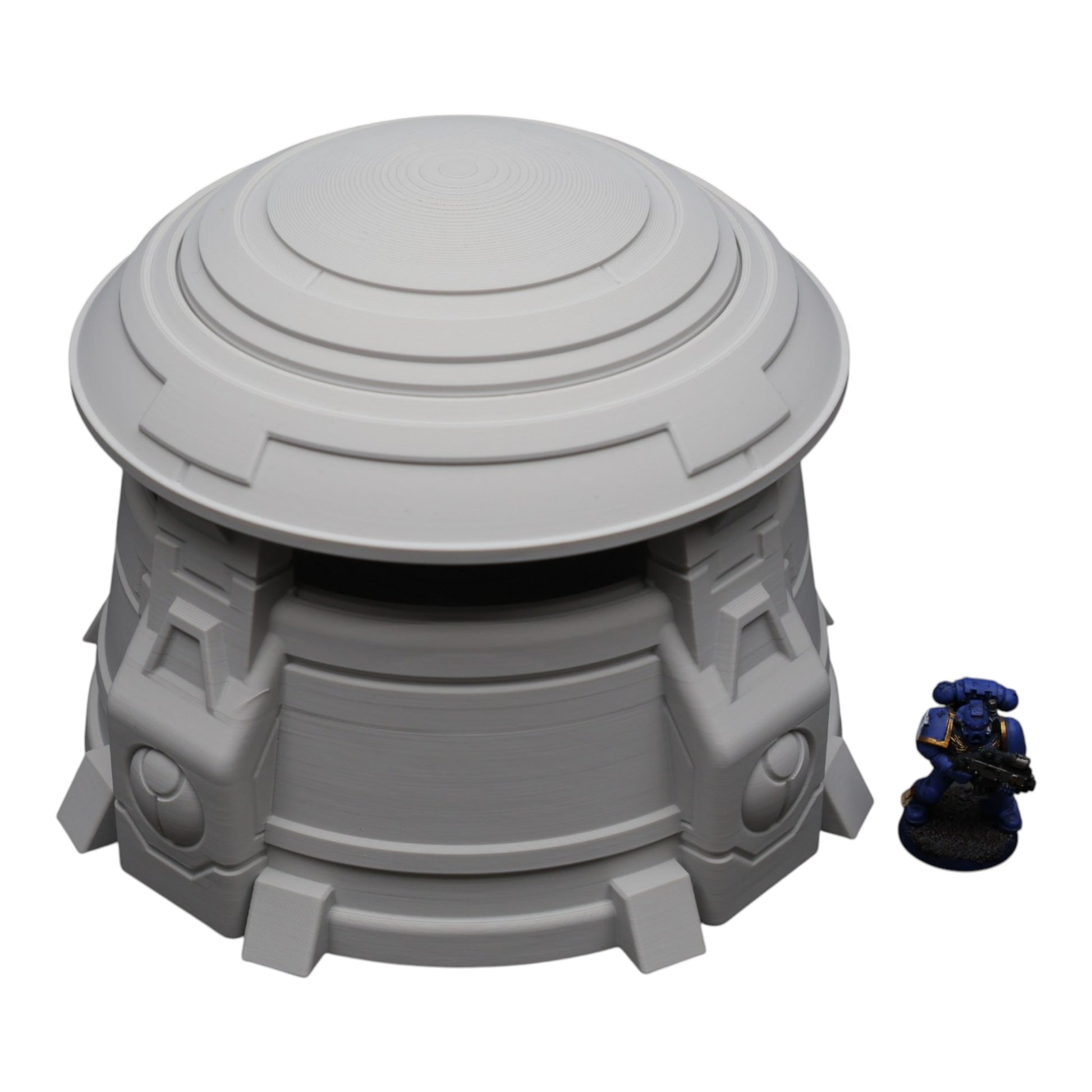 Wargaming 28mm scatter terrain scenery showing 3D-printed item that is compatible with games such as Warhammer 40K, Star Wars Legions, D+D, Dungeons and Dragons, Sci-Fi, Fantasy and other miniature tabletop games. Brand Jawar3d found at www.jawar3d.co.uk.