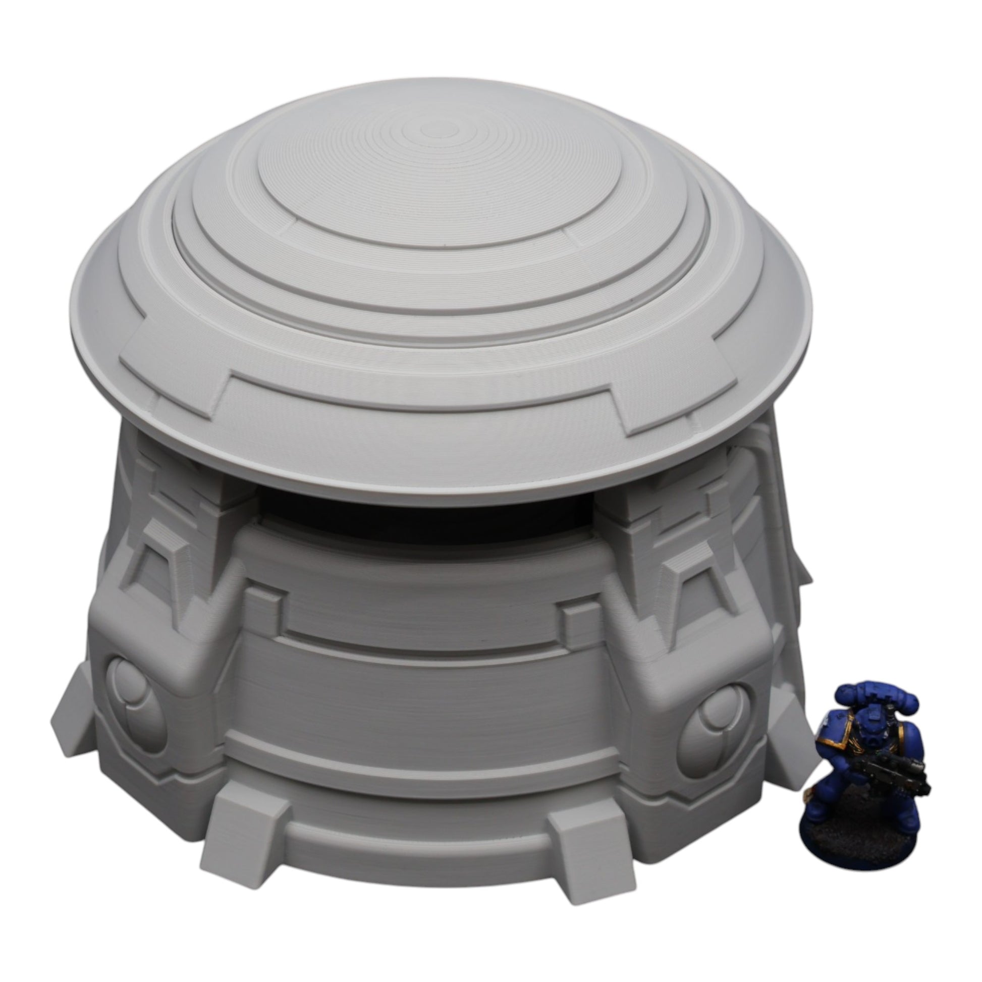 Wargaming 28mm scatter terrain scenery showing 3D-printed item that is compatible with games such as Warhammer 40K, Star Wars Legions, D+D, Dungeons and Dragons, Sci-Fi, Fantasy and other miniature tabletop games. Brand Jawar3d found at www.jawar3d.co.uk.
