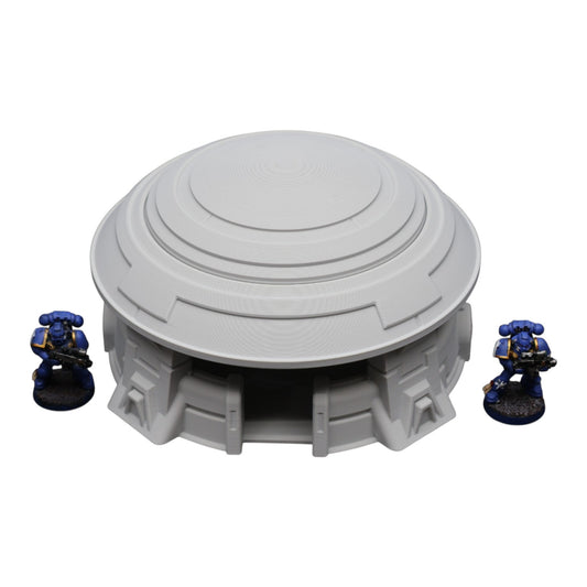 Wargaming 28mm scatter terrain scenery showing 3D-printed item that is compatible with games such as Warhammer 40K, Star Wars Legions, D+D, Dungeons and Dragons, Sci-Fi, Fantasy and other miniature tabletop games. Brand Jawar3d found at www.jawar3d.co.uk.