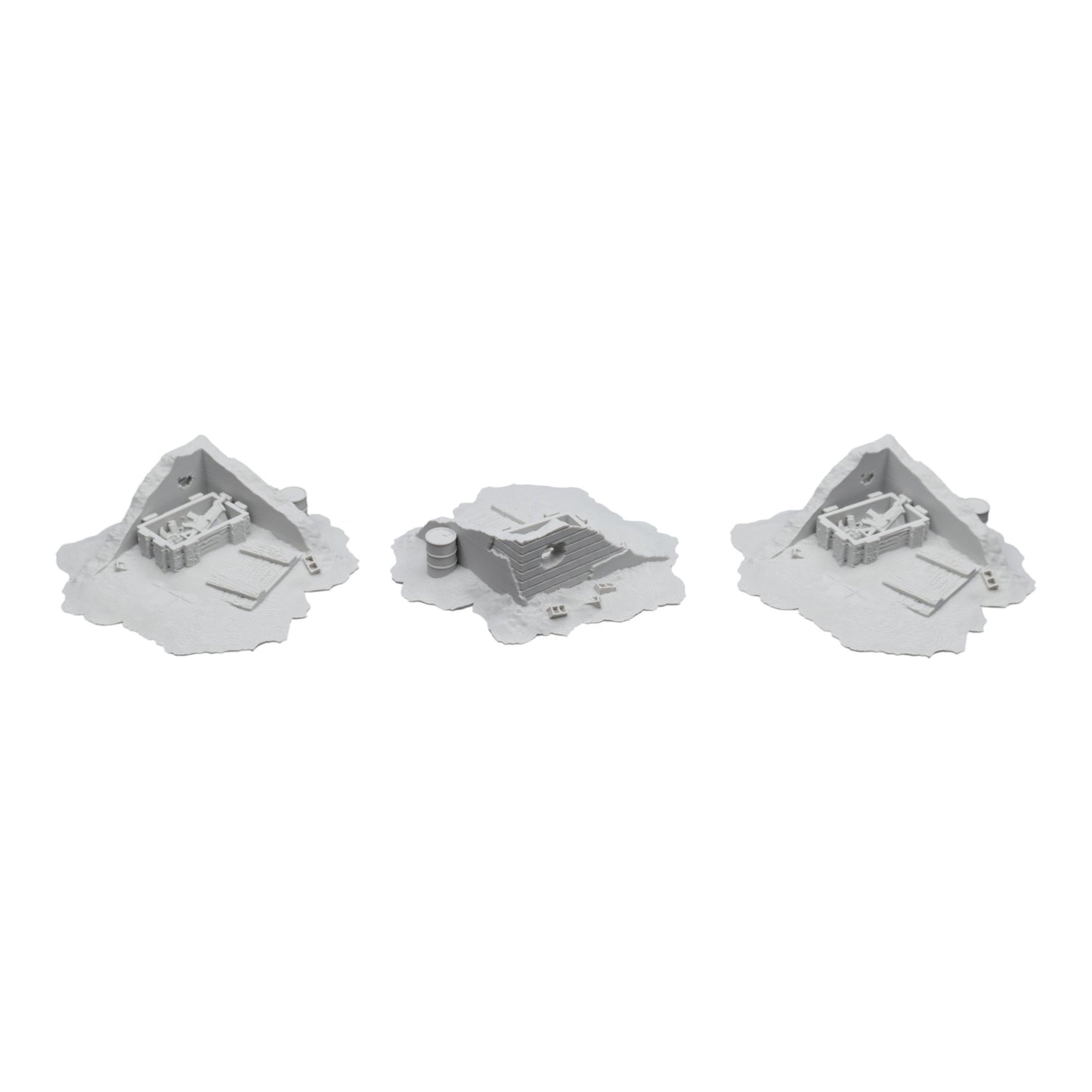 Wargaming 28mm scatter terrain scenery showing 3D-printed item that is compatible with games such as Warhammer 40K, Star Wars Legions, D+D, Dungeons and Dragons, Sci-Fi, Fantasy and other miniature tabletop games. Brand Jawar3d found at www.jawar3d.co.uk.