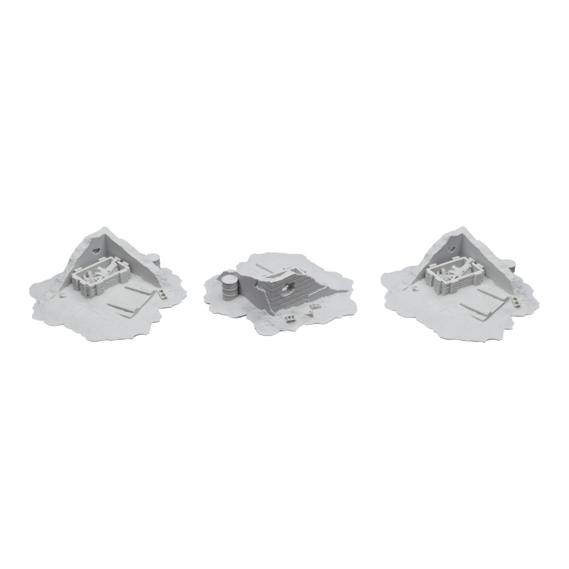 Wargaming 28mm scatter terrain scenery showing 3D-printed item that is compatible with games such as Warhammer 40K, Star Wars Legions, D+D, Dungeons and Dragons, Sci-Fi, Fantasy and other miniature tabletop games. Brand Jawar3d found at www.jawar3d.co.uk.