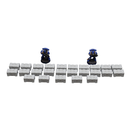 Wargaming 28mm scatter terrain scenery showing 3D-printed item that is compatible with games such as Warhammer 40K, Star Wars Legions, D+D, Dungeons and Dragons, Sci-Fi, Fantasy and other miniature tabletop games. Brand Jawar3d found at www.jawar3d.co.uk.