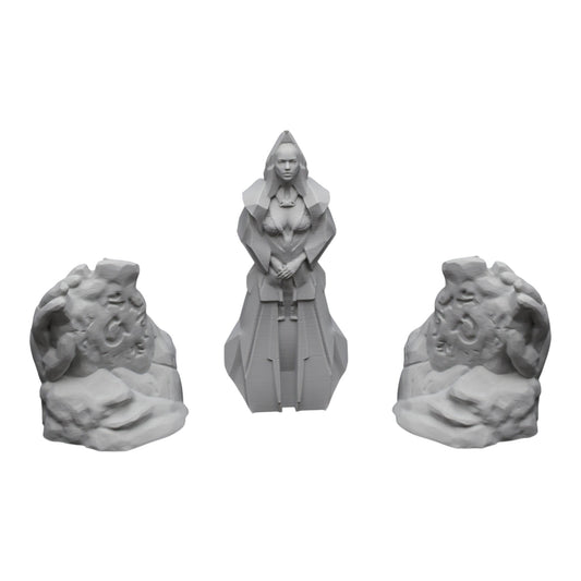 Wargaming 28mm scatter terrain scenery showing 3D-printed item that is compatible with games such as Warhammer 40K, Star Wars Legions, D+D, Dungeons and Dragons, Sci-Fi, Fantasy and other miniature tabletop games. Brand Jawar3d found at www.jawar3d.co.uk.