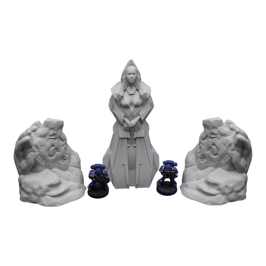 Wargaming 28mm scatter terrain scenery showing 3D-printed item that is compatible with games such as Warhammer 40K, Star Wars Legions, D+D, Dungeons and Dragons, Sci-Fi, Fantasy and other miniature tabletop games. Brand Jawar3d found at www.jawar3d.co.uk.