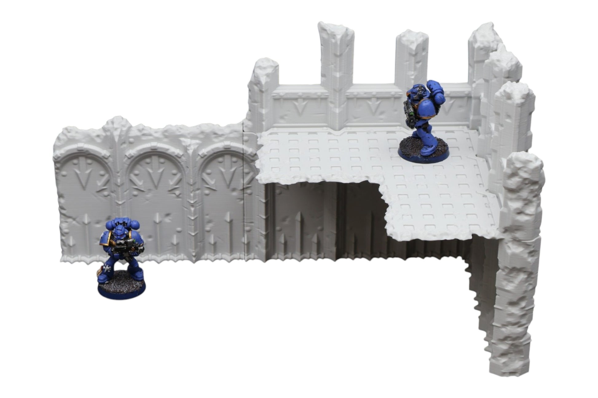 Wargaming 28mm scatter terrain scenery showing 3D-printed item that is compatible with games such as Warhammer 40K, Star Wars Legions, D+D, Dungeons and Dragons, Sci-Fi, Fantasy and other miniature tabletop games. Brand Jawar3d found at www.jawar3d.co.uk.