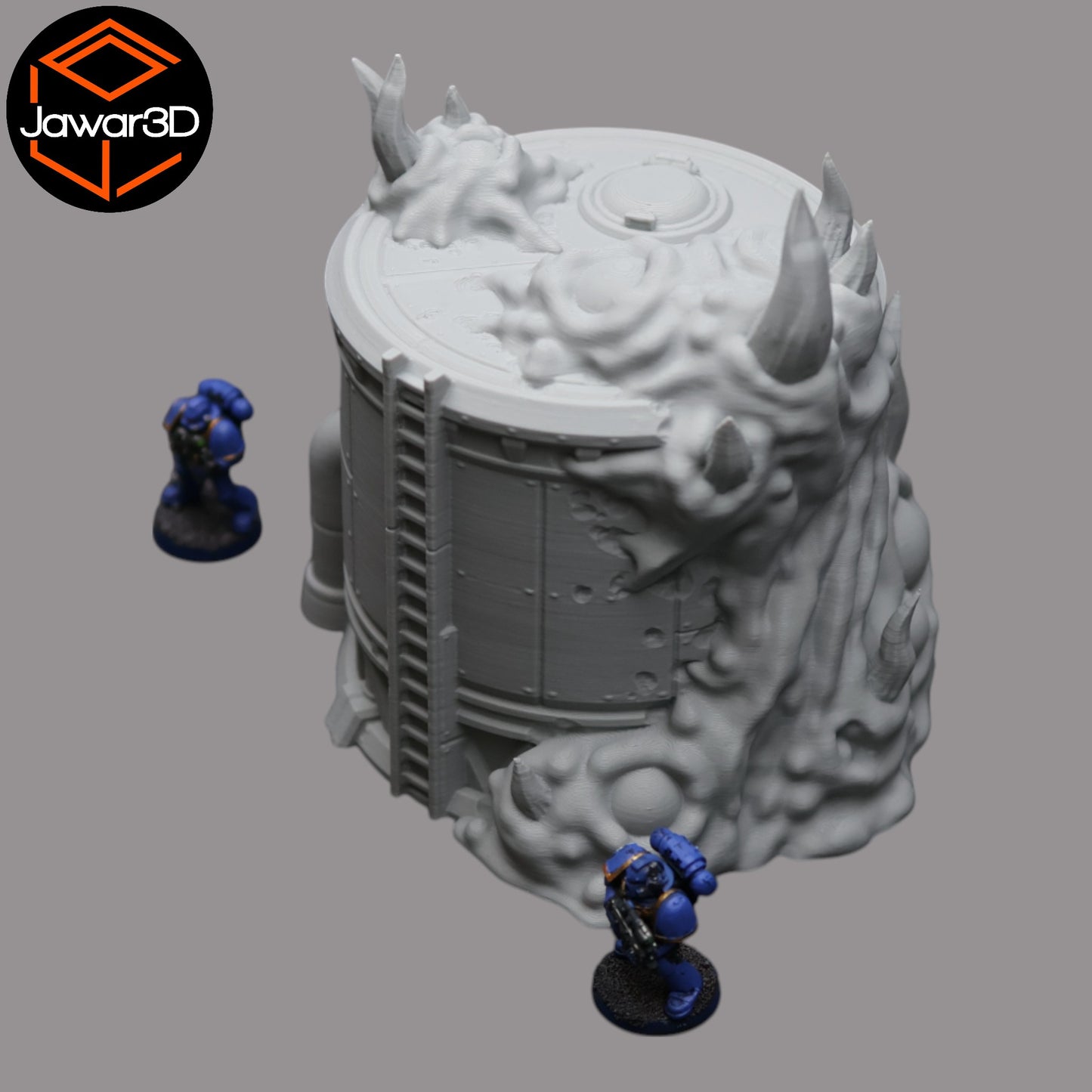 Wargaming 28mm scatter terrain scenery showing 3D-printed item that is compatible with games such as Warhammer 40K, Star Wars Legions, D+D, Dungeons and Dragons, Sci-Fi, Fantasy and other miniature tabletop games. Brand Jawar3d found at www.jawar3d.co.uk.
