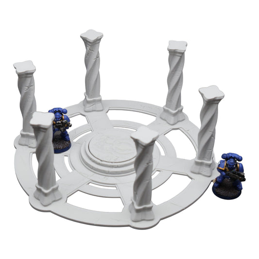 Wargaming 28mm scatter terrain scenery showing 3D-printed item that is compatible with games such as Warhammer 40K, Star Wars Legions, D+D, Dungeons and Dragons, Sci-Fi, Fantasy and other miniature tabletop games. Brand Jawar3d found at www.jawar3d.co.uk.