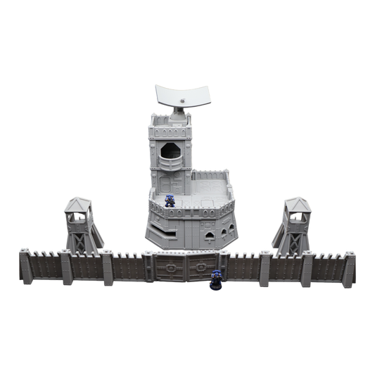 Wargaming 28mm scatter terrain scenery showing 3D-printed item that is compatible with games such as Warhammer 40K, Star Wars Legions, D+D, Dungeons and Dragons, Sci-Fi, Fantasy and other miniature tabletop games. Brand Jawar3d found at www.jawar3d.co.uk.