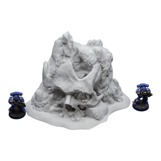 Wargaming 28mm scatter terrain scenery showing 3D-printed item that is compatible with games such as Warhammer 40K, Star Wars Legions, D+D, Dungeons and Dragons, Sci-Fi, Fantasy and other miniature tabletop games. Brand Jawar3d found at www.jawar3d.co.uk.