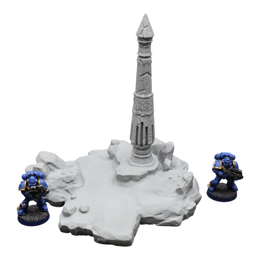 Wargaming 28mm scatter terrain scenery showing 3D-printed item that is compatible with games such as Warhammer 40K, Star Wars Legions, D+D, Dungeons and Dragons, Sci-Fi, Fantasy and other miniature tabletop games. Brand Jawar3d found at www.jawar3d.co.uk.