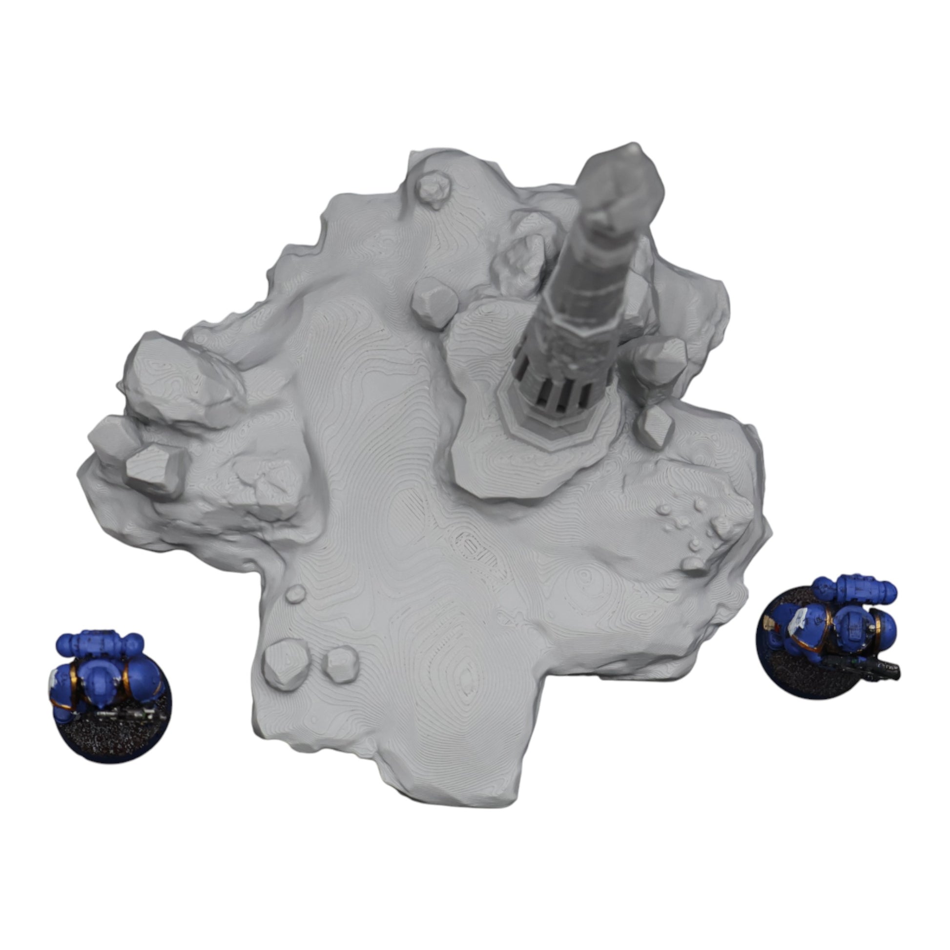 Wargaming 28mm scatter terrain scenery showing 3D-printed item that is compatible with games such as Warhammer 40K, Star Wars Legions, D+D, Dungeons and Dragons, Sci-Fi, Fantasy and other miniature tabletop games. Brand Jawar3d found at www.jawar3d.co.uk.