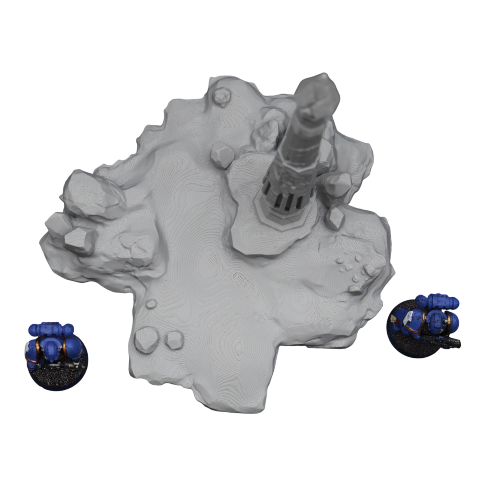 Wargaming 28mm scatter terrain scenery showing 3D-printed item that is compatible with games such as Warhammer 40K, Star Wars Legions, D+D, Dungeons and Dragons, Sci-Fi, Fantasy and other miniature tabletop games. Brand Jawar3d found at www.jawar3d.co.uk.