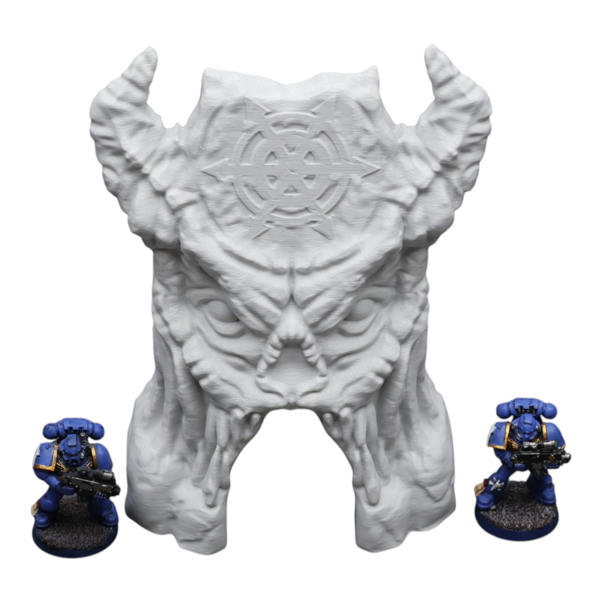 Wargaming 28mm scatter terrain scenery showing 3D-printed item that is compatible with games such as Warhammer 40K, Star Wars Legions, D+D, Dungeons and Dragons, Sci-Fi, Fantasy and other miniature tabletop games. Brand Jawar3d found at www.jawar3d.co.uk.