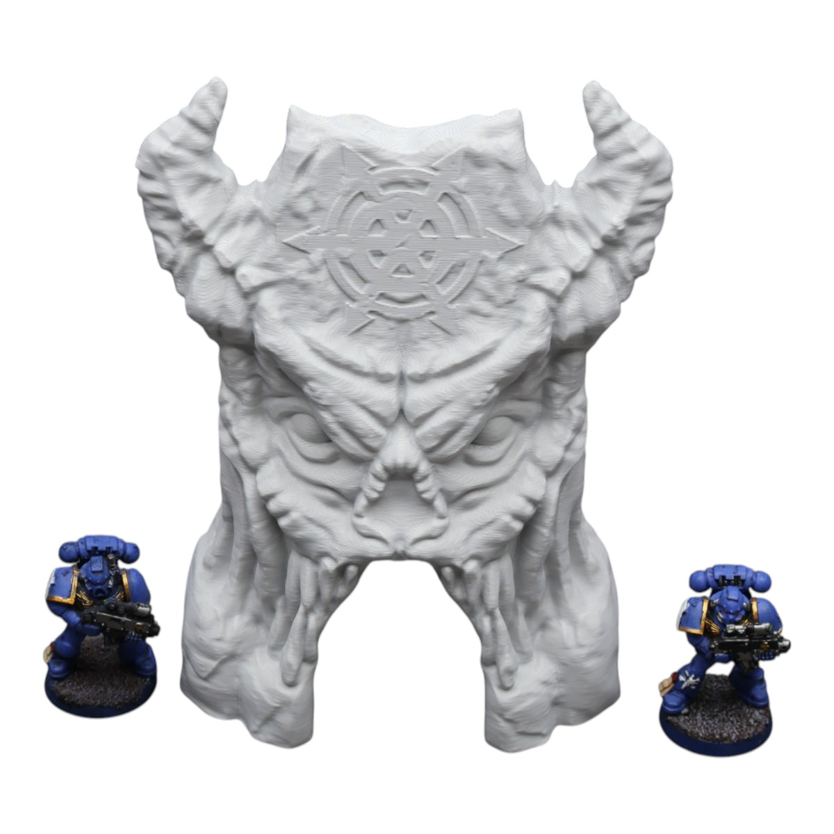 Wargaming 28mm scatter terrain scenery showing 3D-printed item that is compatible with games such as Warhammer 40K, Star Wars Legions, D+D, Dungeons and Dragons, Sci-Fi, Fantasy and other miniature tabletop games. Brand Jawar3d found at www.jawar3d.co.uk.