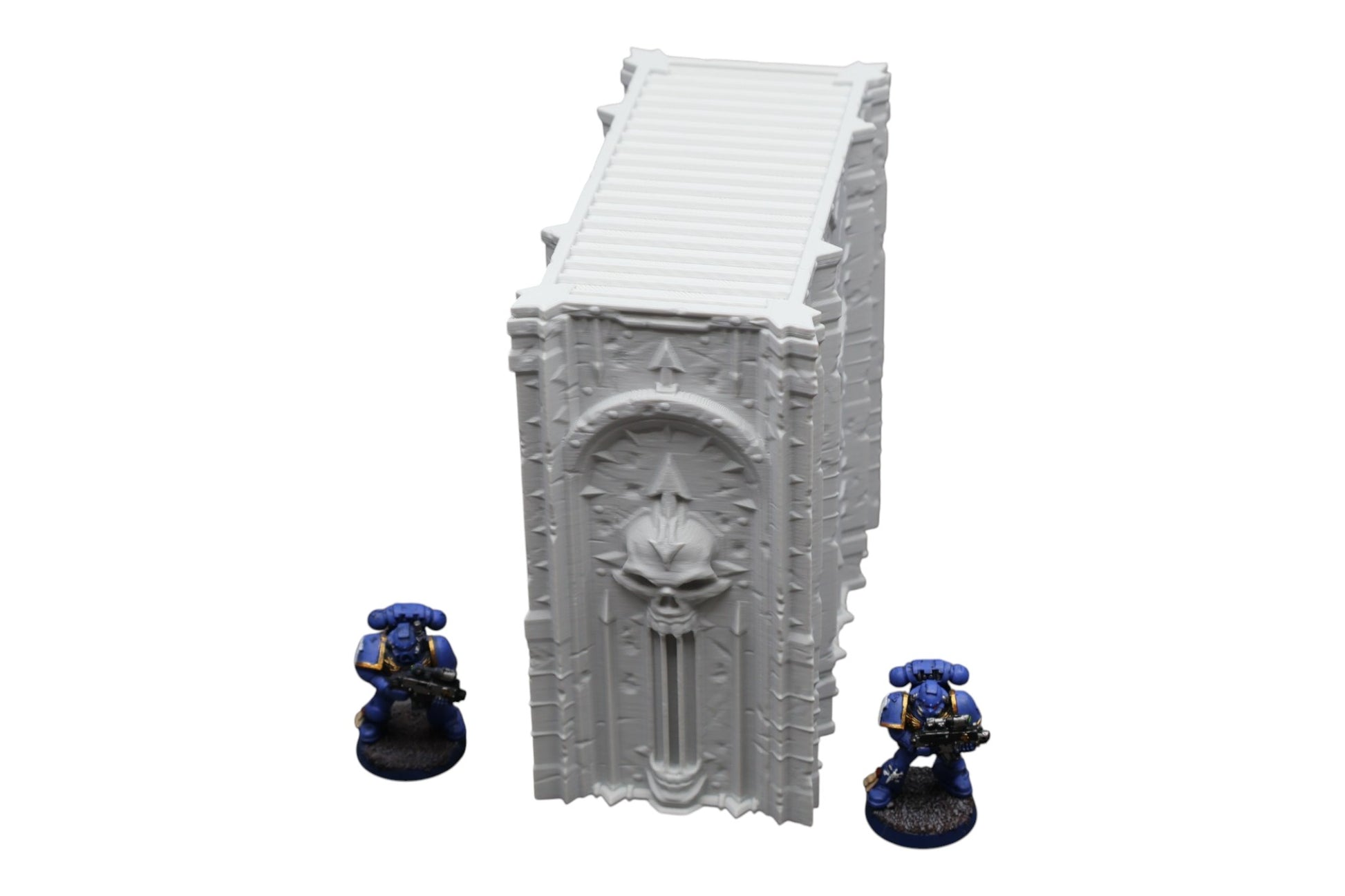 Wargaming 28mm scatter terrain scenery showing 3D-printed item that is compatible with games such as Warhammer 40K, Star Wars Legions, D+D, Dungeons and Dragons, Sci-Fi, Fantasy and other miniature tabletop games. Brand Jawar3d found at www.jawar3d.co.uk.