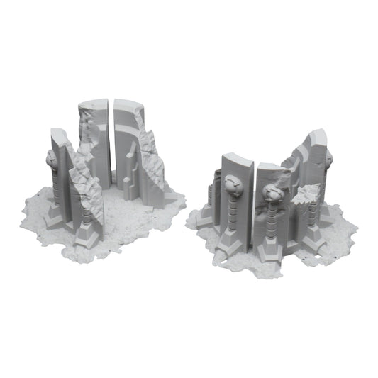 Wargaming 28mm scatter terrain scenery showing 3D-printed item that is compatible with games such as Warhammer 40K, Star Wars Legions, D+D, Dungeons and Dragons, Sci-Fi, Fantasy and other miniature tabletop games. Brand Jawar3d found at www.jawar3d.co.uk.