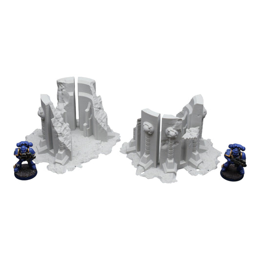Wargaming 28mm scatter terrain scenery showing 3D-printed item that is compatible with games such as Warhammer 40K, Star Wars Legions, D+D, Dungeons and Dragons, Sci-Fi, Fantasy and other miniature tabletop games. Brand Jawar3d found at www.jawar3d.co.uk.