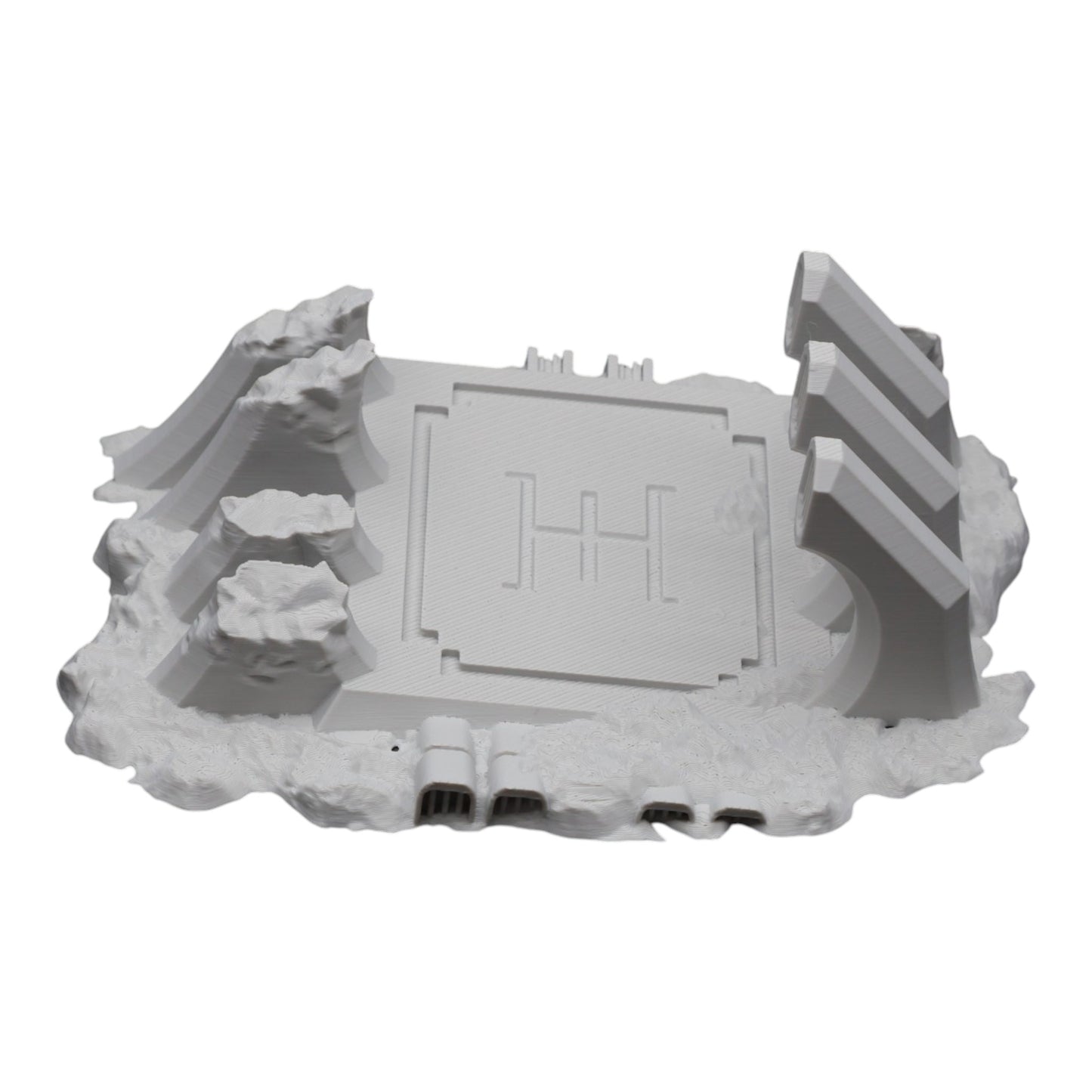 Wargaming 28mm scatter terrain scenery showing 3D-printed item that is compatible with games such as Warhammer 40K, Star Wars Legions, D+D, Dungeons and Dragons, Sci-Fi, Fantasy and other miniature tabletop games. Brand Jawar3d found at www.jawar3d.co.uk.