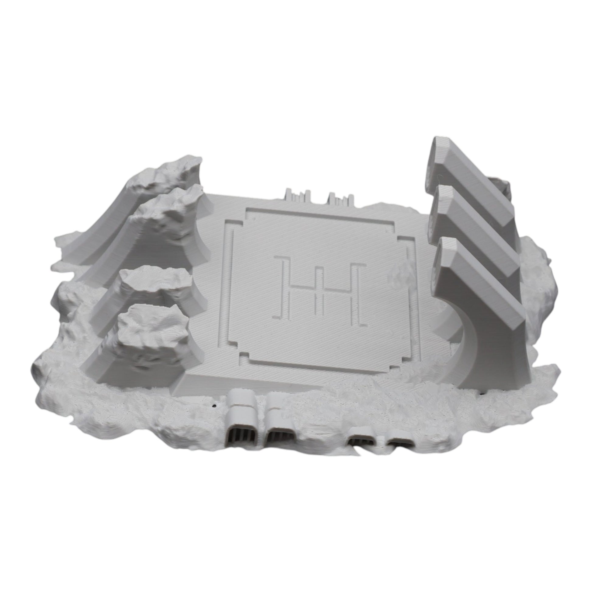 Wargaming 28mm scatter terrain scenery showing 3D-printed item that is compatible with games such as Warhammer 40K, Star Wars Legions, D+D, Dungeons and Dragons, Sci-Fi, Fantasy and other miniature tabletop games. Brand Jawar3d found at www.jawar3d.co.uk.