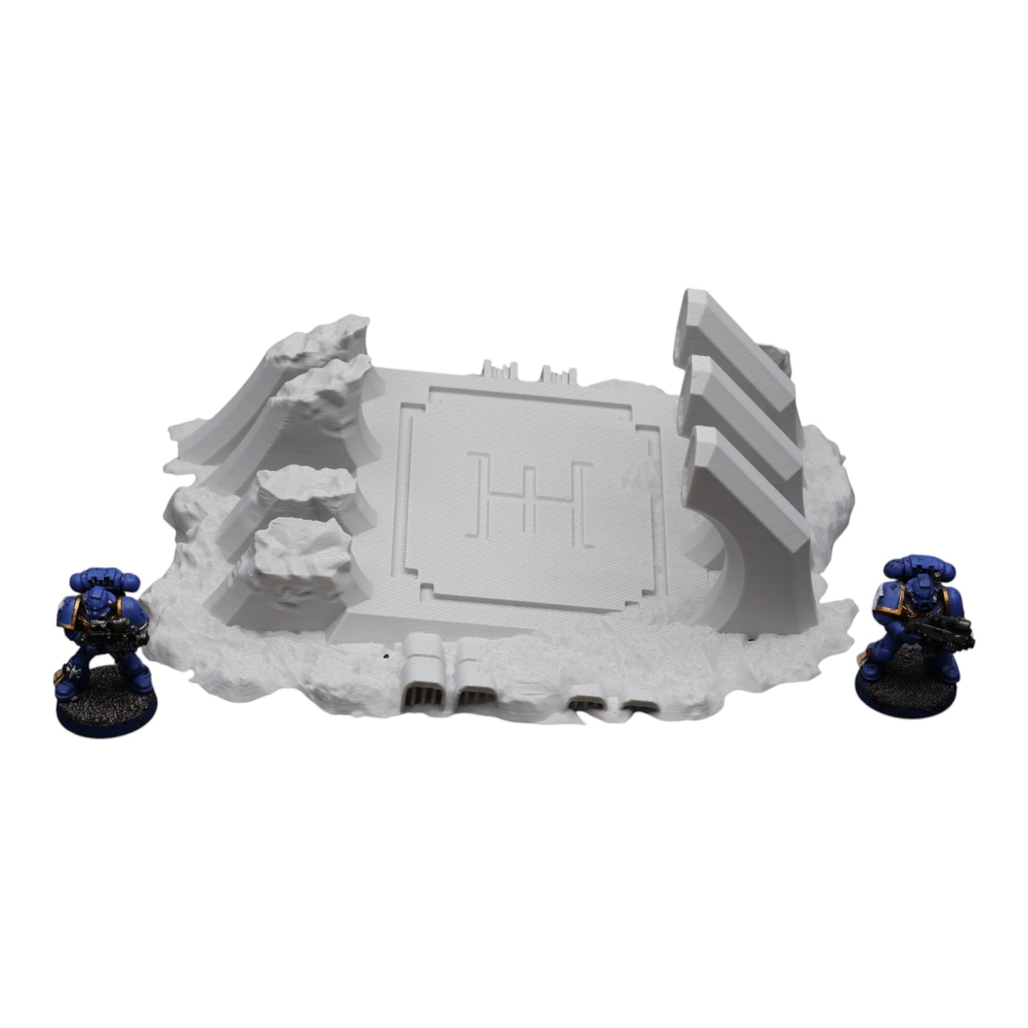 Wargaming 28mm scatter terrain scenery showing 3D-printed item that is compatible with games such as Warhammer 40K, Star Wars Legions, D+D, Dungeons and Dragons, Sci-Fi, Fantasy and other miniature tabletop games. Brand Jawar3d found at www.jawar3d.co.uk.