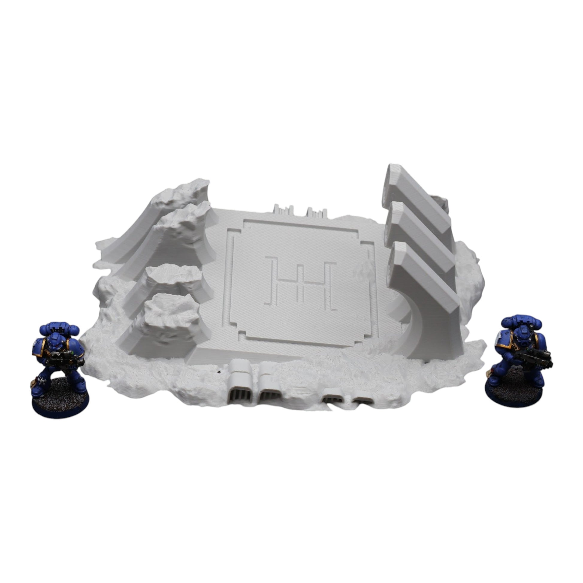 Wargaming 28mm scatter terrain scenery showing 3D-printed item that is compatible with games such as Warhammer 40K, Star Wars Legions, D+D, Dungeons and Dragons, Sci-Fi, Fantasy and other miniature tabletop games. Brand Jawar3d found at www.jawar3d.co.uk.