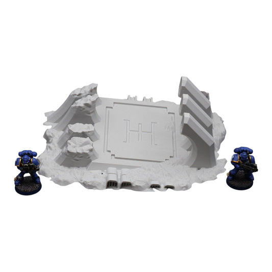 Wargaming 28mm scatter terrain scenery showing 3D-printed item that is compatible with games such as Warhammer 40K, Star Wars Legions, D+D, Dungeons and Dragons, Sci-Fi, Fantasy and other miniature tabletop games. Brand Jawar3d found at www.jawar3d.co.uk.