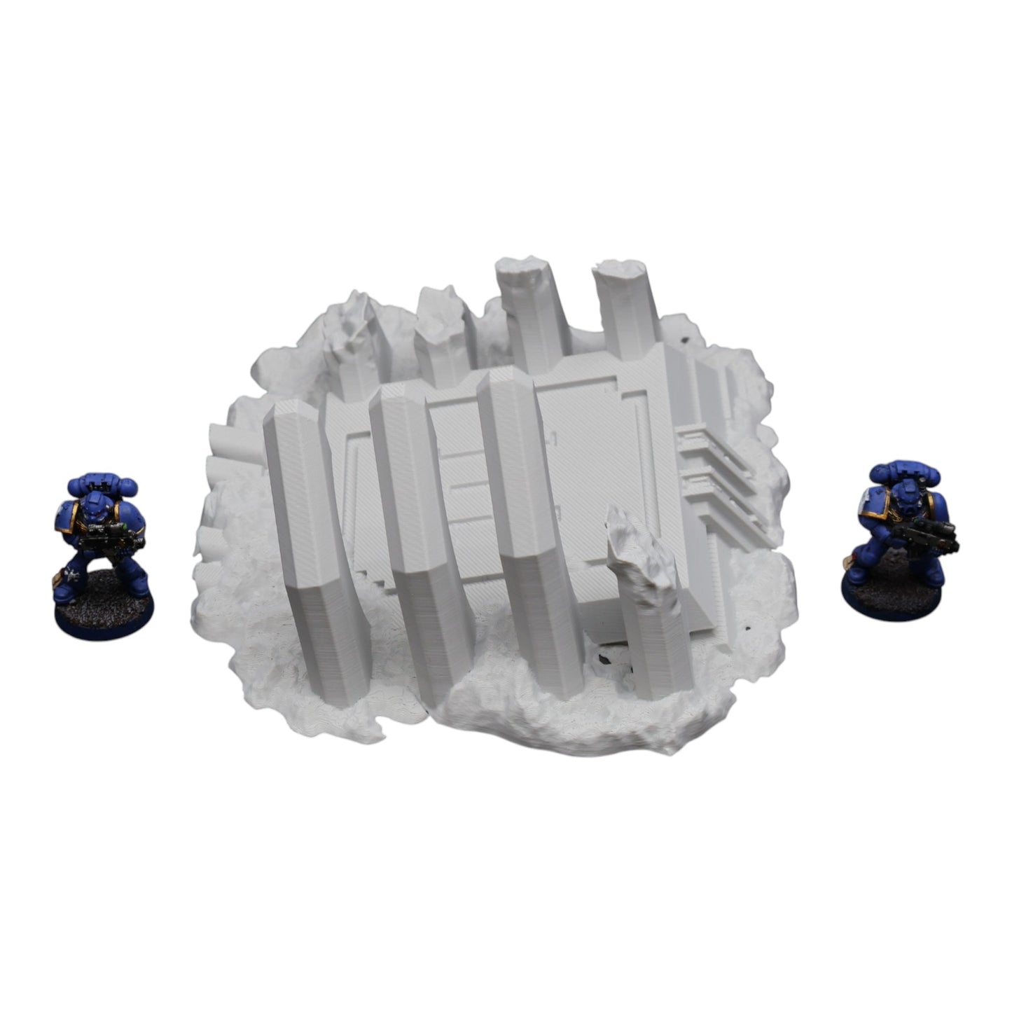 Wargaming 28mm scatter terrain scenery showing 3D-printed item that is compatible with games such as Warhammer 40K, Star Wars Legions, D+D, Dungeons and Dragons, Sci-Fi, Fantasy and other miniature tabletop games. Brand Jawar3d found at www.jawar3d.co.uk.