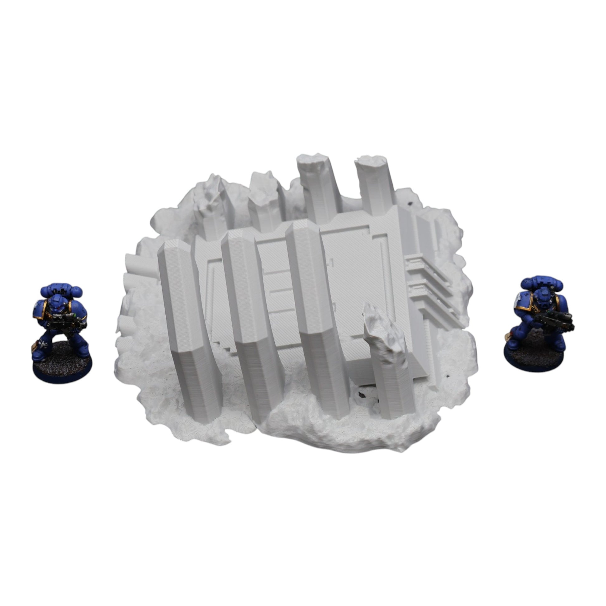 Wargaming 28mm scatter terrain scenery showing 3D-printed item that is compatible with games such as Warhammer 40K, Star Wars Legions, D+D, Dungeons and Dragons, Sci-Fi, Fantasy and other miniature tabletop games. Brand Jawar3d found at www.jawar3d.co.uk.