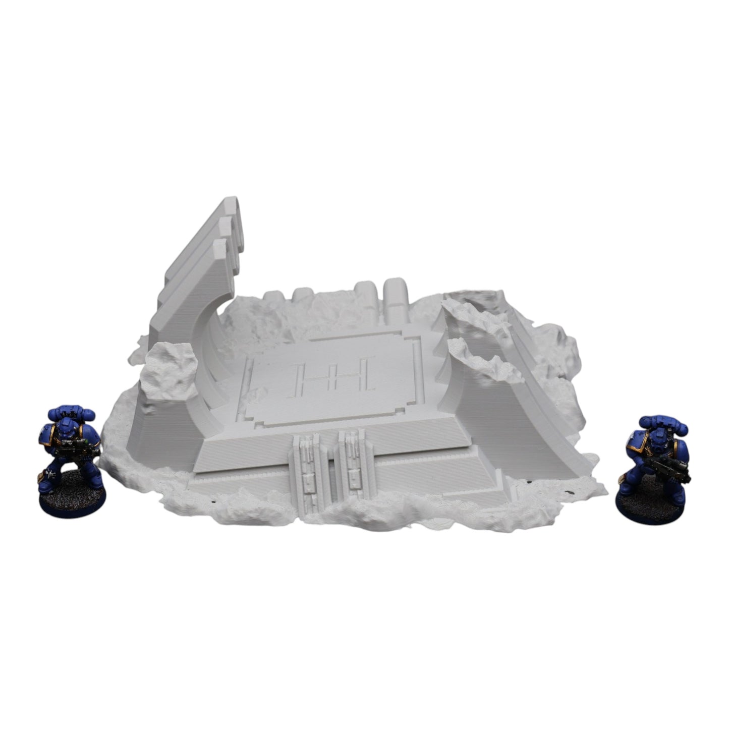 Wargaming 28mm scatter terrain scenery showing 3D-printed item that is compatible with games such as Warhammer 40K, Star Wars Legions, D+D, Dungeons and Dragons, Sci-Fi, Fantasy and other miniature tabletop games. Brand Jawar3d found at www.jawar3d.co.uk.