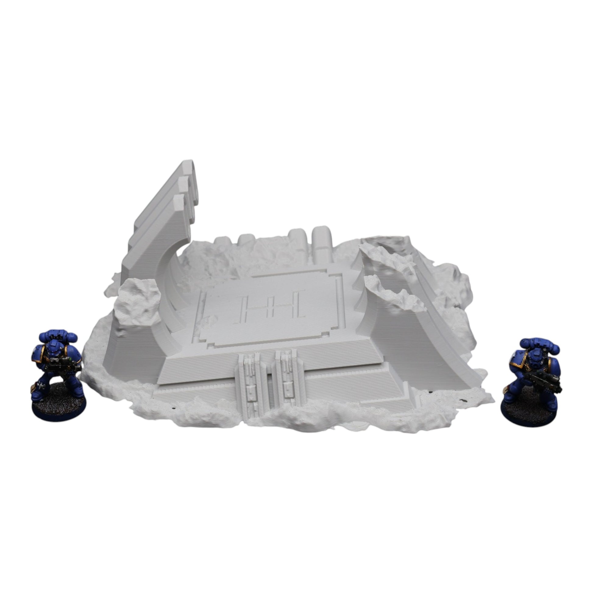 Wargaming 28mm scatter terrain scenery showing 3D-printed item that is compatible with games such as Warhammer 40K, Star Wars Legions, D+D, Dungeons and Dragons, Sci-Fi, Fantasy and other miniature tabletop games. Brand Jawar3d found at www.jawar3d.co.uk.