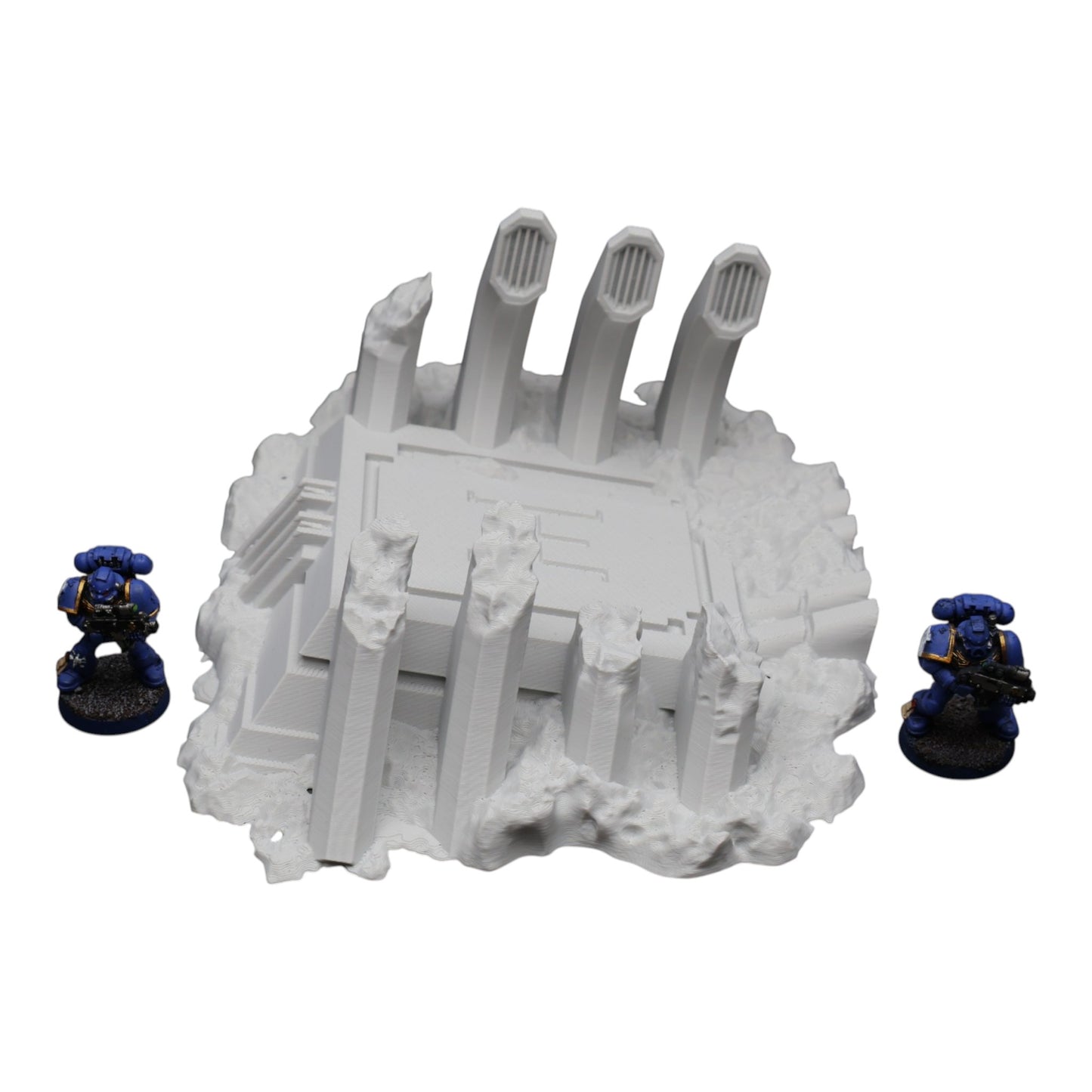 Wargaming 28mm scatter terrain scenery showing 3D-printed item that is compatible with games such as Warhammer 40K, Star Wars Legions, D+D, Dungeons and Dragons, Sci-Fi, Fantasy and other miniature tabletop games. Brand Jawar3d found at www.jawar3d.co.uk.