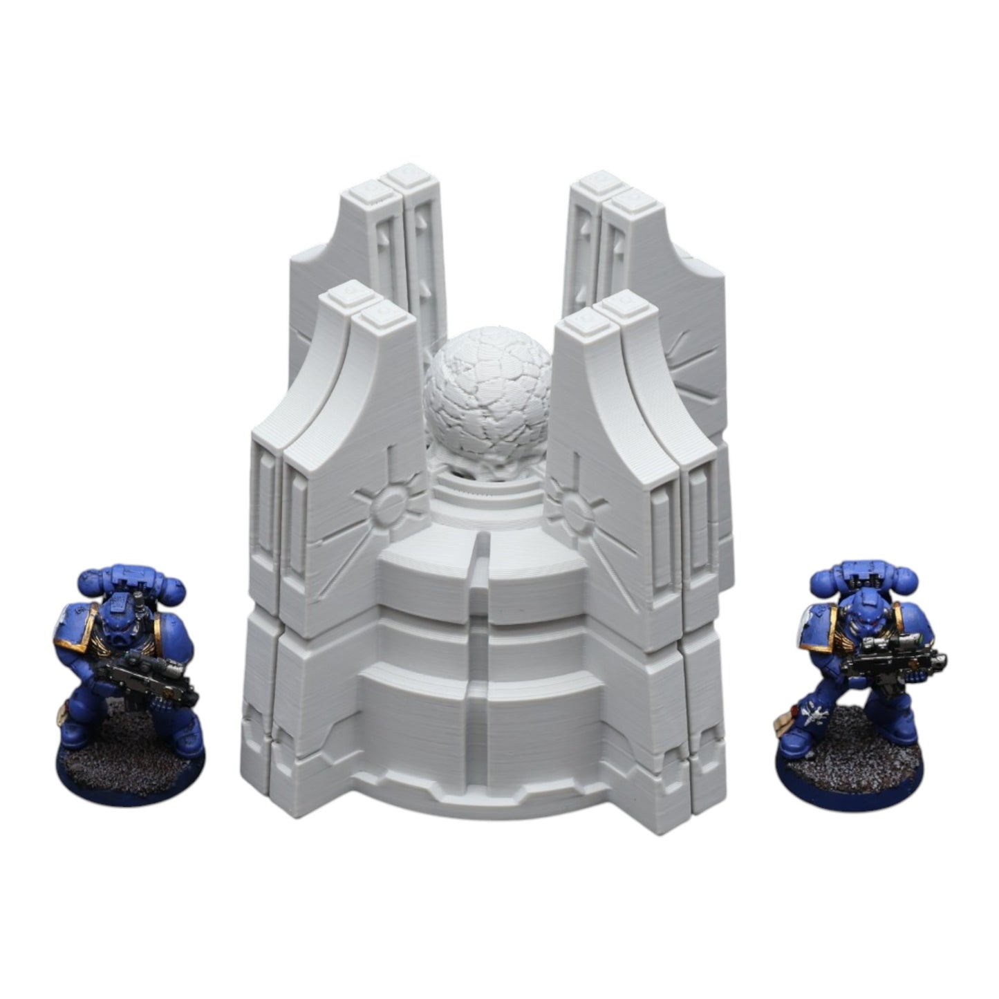 Wargaming 28mm scatter terrain scenery showing 3D-printed item that is compatible with games such as Warhammer 40K, Star Wars Legions, D+D, Dungeons and Dragons, Sci-Fi, Fantasy and other miniature tabletop games. Brand Jawar3d found at www.jawar3d.co.uk.