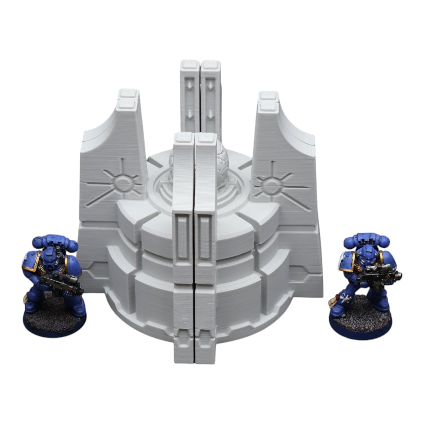 Wargaming 28mm scatter terrain scenery showing 3D-printed item that is compatible with games such as Warhammer 40K, Star Wars Legions, D+D, Dungeons and Dragons, Sci-Fi, Fantasy and other miniature tabletop games. Brand Jawar3d found at www.jawar3d.co.uk.