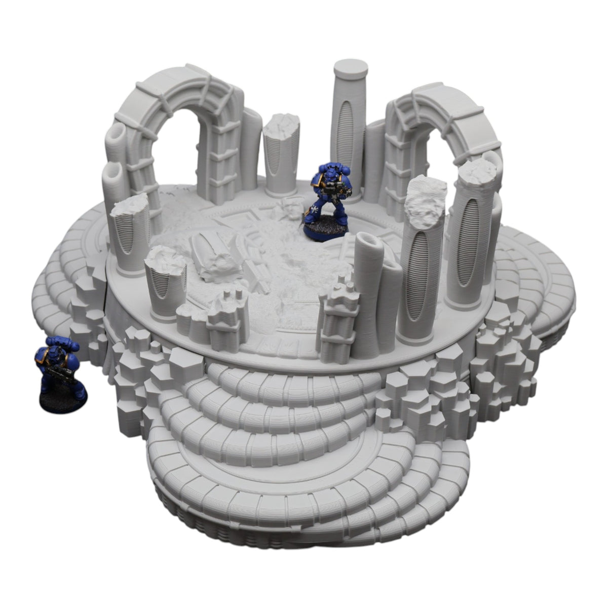 Wargaming 28mm scatter terrain scenery showing 3D-printed item that is compatible with games such as Warhammer 40K, Star Wars Legions, D+D, Dungeons and Dragons, Sci-Fi, Fantasy and other miniature tabletop games. Brand Jawar3d found at www.jawar3d.co.uk.
