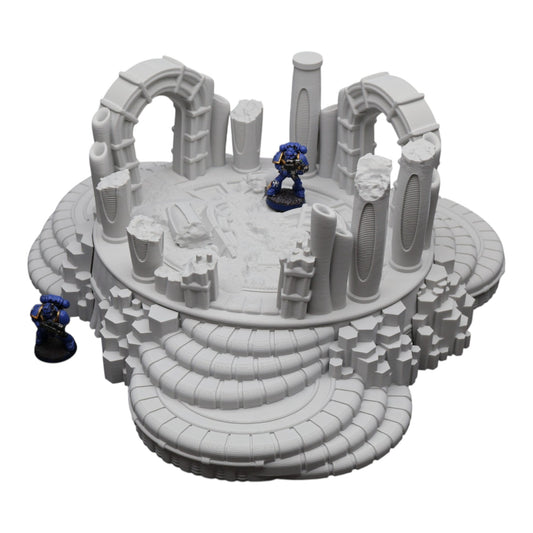 Wargaming 28mm scatter terrain scenery showing 3D-printed item that is compatible with games such as Warhammer 40K, Star Wars Legions, D+D, Dungeons and Dragons, Sci-Fi, Fantasy and other miniature tabletop games. Brand Jawar3d found at www.jawar3d.co.uk.