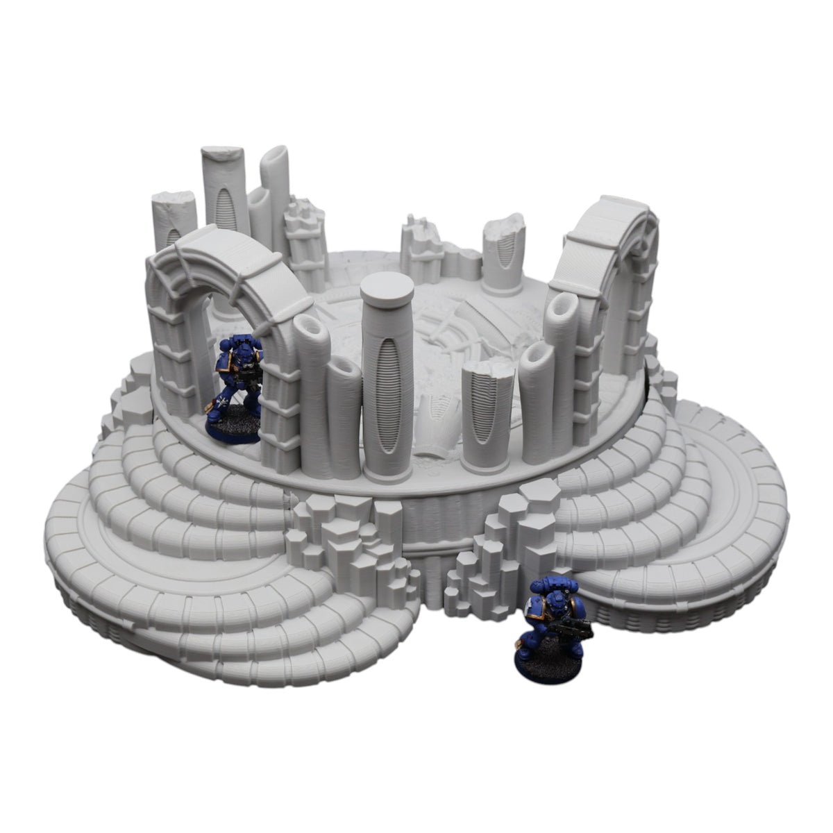 Wargaming 28mm scatter terrain scenery showing 3D-printed item that is compatible with games such as Warhammer 40K, Star Wars Legions, D+D, Dungeons and Dragons, Sci-Fi, Fantasy and other miniature tabletop games. Brand Jawar3d found at www.jawar3d.co.uk.