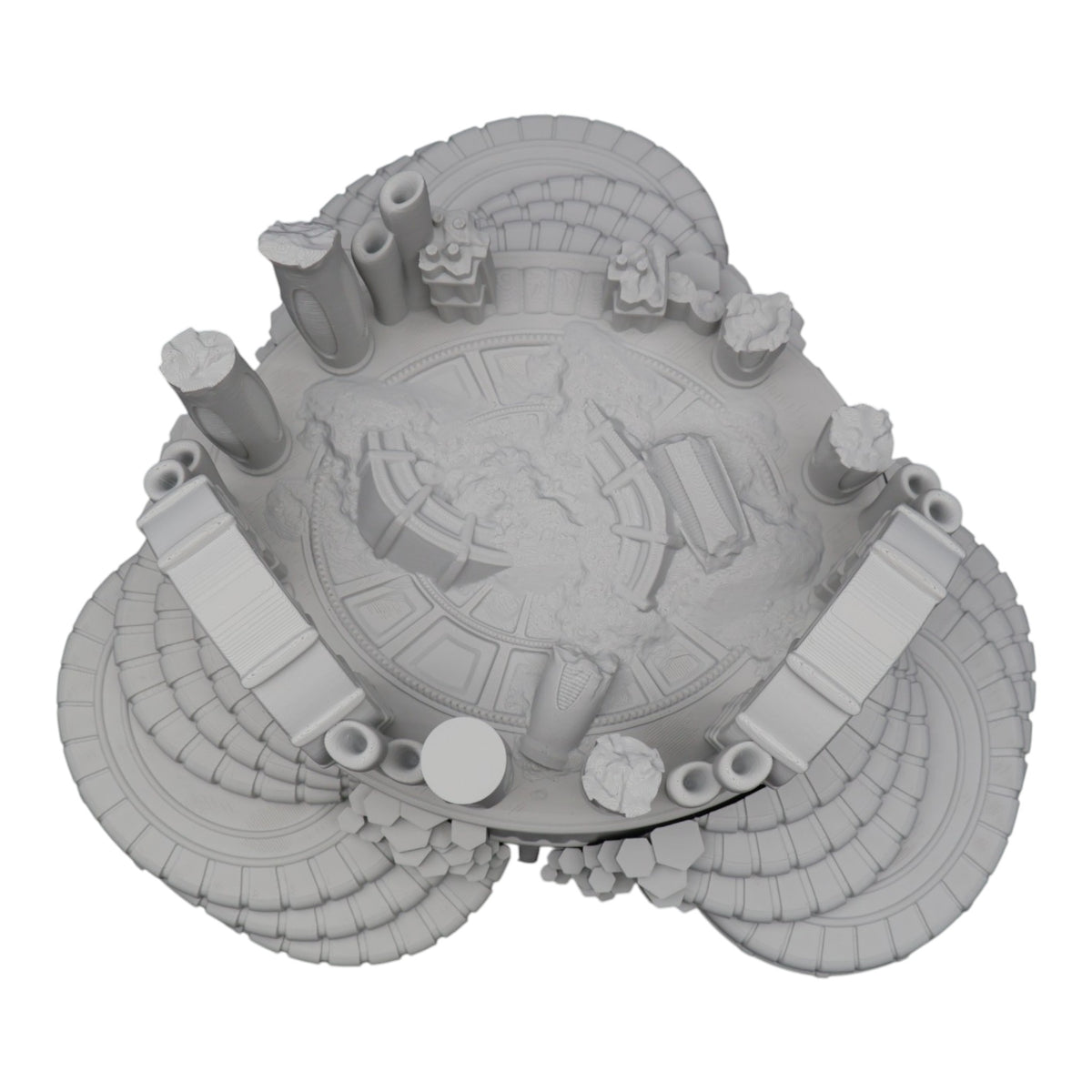 Wargaming 28mm scatter terrain scenery showing 3D-printed item that is compatible with games such as Warhammer 40K, Star Wars Legions, D+D, Dungeons and Dragons, Sci-Fi, Fantasy and other miniature tabletop games. Brand Jawar3d found at www.jawar3d.co.uk.