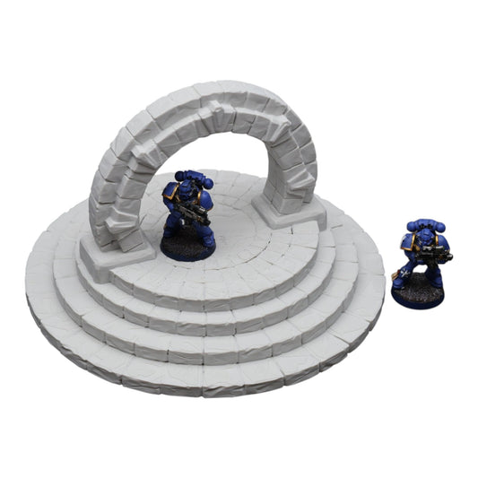 Wargaming 28mm scatter terrain scenery showing 3D-printed item that is compatible with games such as Warhammer 40K, Star Wars Legions, D+D, Dungeons and Dragons, Sci-Fi, Fantasy and other miniature tabletop games. Brand Jawar3d found at www.jawar3d.co.uk.