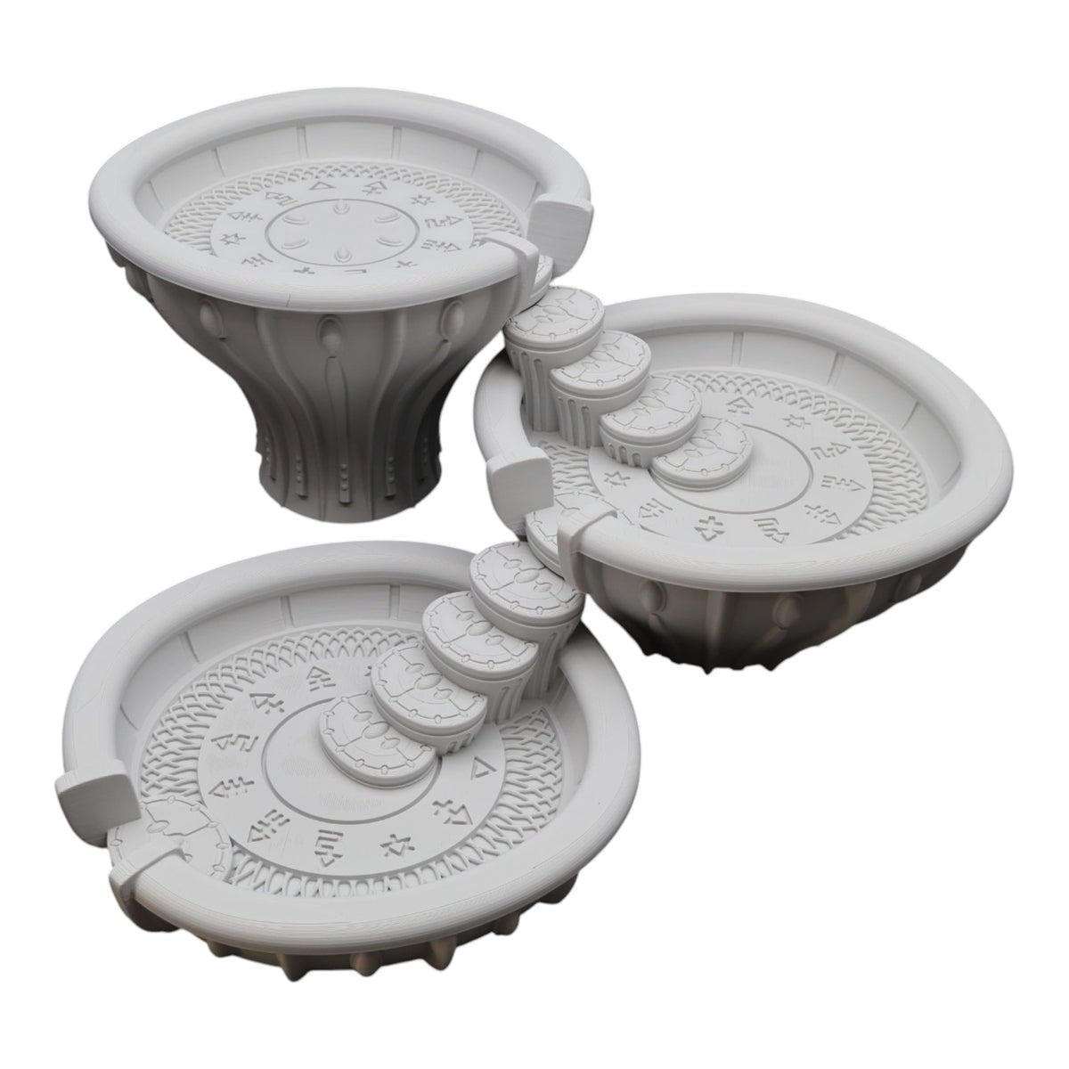 Wargaming 28mm scatter terrain scenery showing 3D-printed item that is compatible with games such as Warhammer 40K, Star Wars Legions, D+D, Dungeons and Dragons, Sci-Fi, Fantasy and other miniature tabletop games. Brand Jawar3d found at www.jawar3d.co.uk.