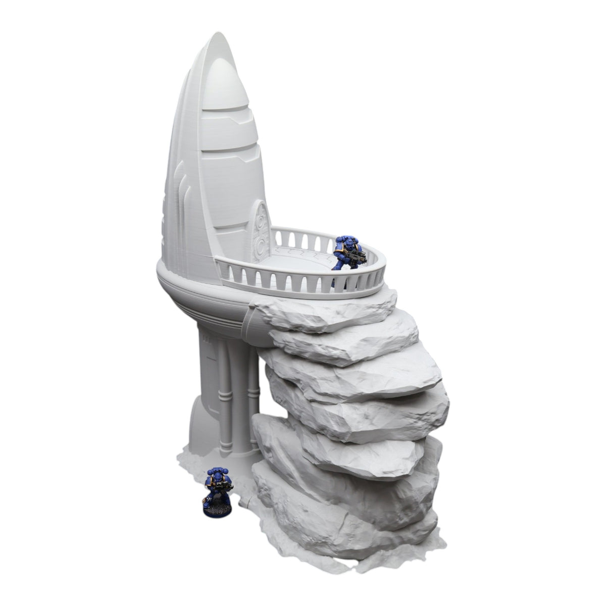 Wargaming 28mm scatter terrain scenery showing 3D-printed item that is compatible with games such as Warhammer 40K, Star Wars Legions, D+D, Dungeons and Dragons, Sci-Fi, Fantasy and other miniature tabletop games. Brand Jawar3d found at www.jawar3d.co.uk.