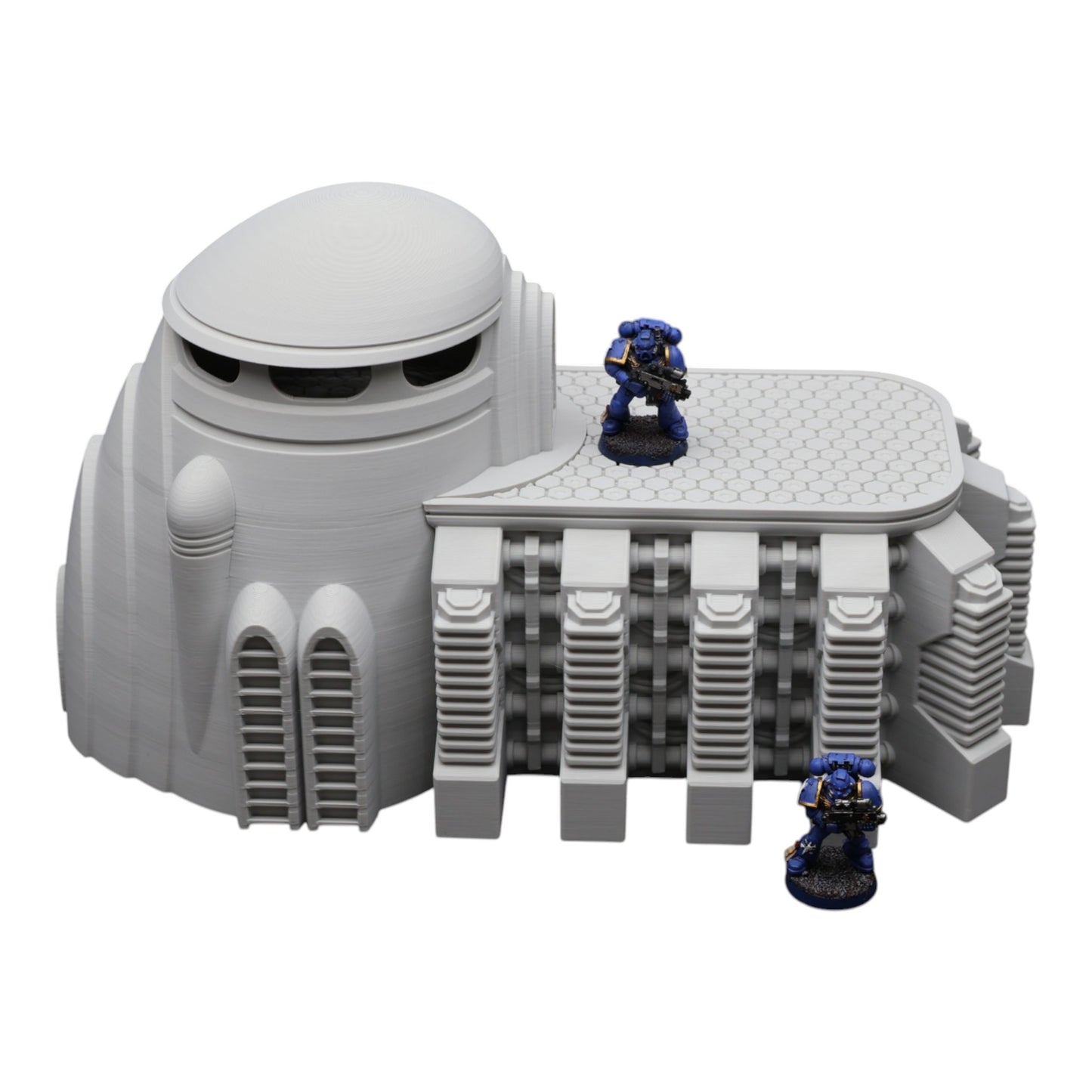 Wargaming 28mm scatter terrain scenery showing 3D-printed item that is compatible with games such as Warhammer 40K, Star Wars Legions, D+D, Dungeons and Dragons, Sci-Fi, Fantasy and other miniature tabletop games. Brand Jawar3d found at www.jawar3d.co.uk.