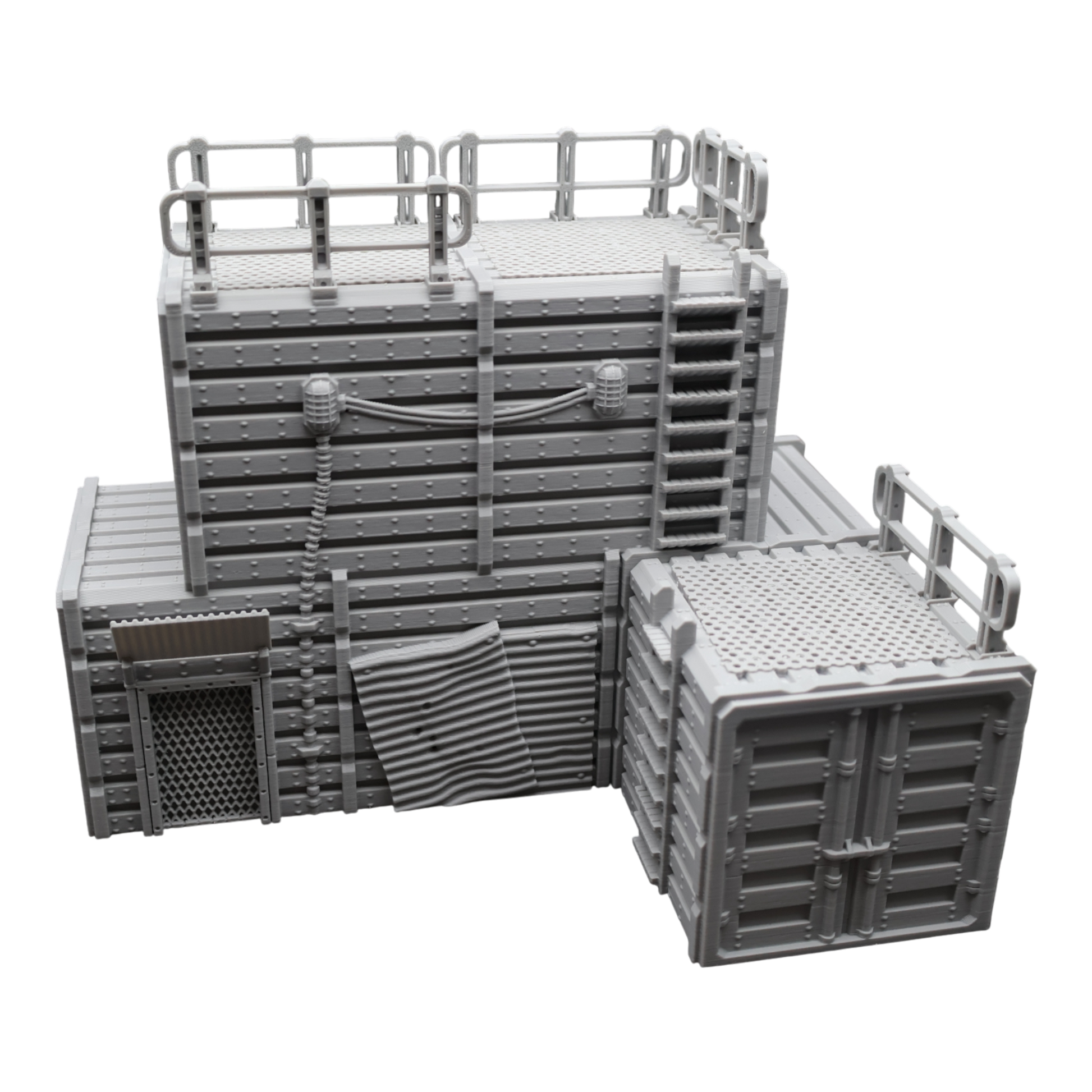 Wargaming 28mm scatter terrain scenery showing 3D-printed item that is compatible with games such as Warhammer 40K, Star Wars Legions, D+D, Dungeons and Dragons, Sci-Fi, Fantasy and other miniature tabletop games. Brand Jawar3d found at www.jawar3d.co.uk.