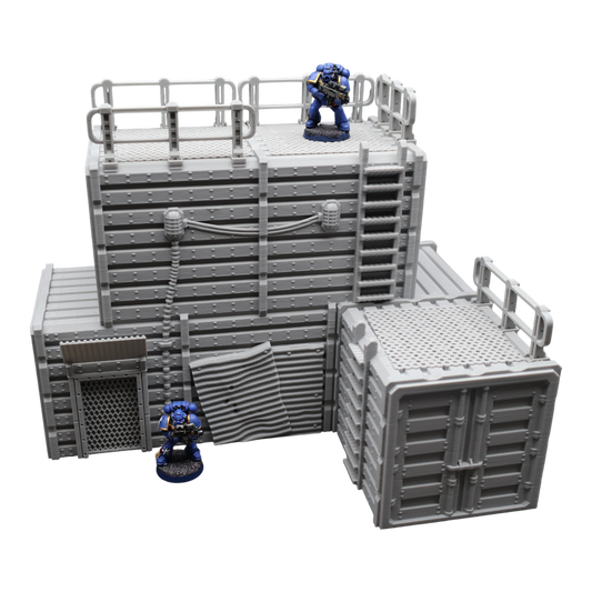 Wargaming 28mm scatter terrain scenery showing 3D-printed item that is compatible with games such as Warhammer 40K, Star Wars Legions, D+D, Dungeons and Dragons, Sci-Fi, Fantasy and other miniature tabletop games. Brand Jawar3d found at www.jawar3d.co.uk.