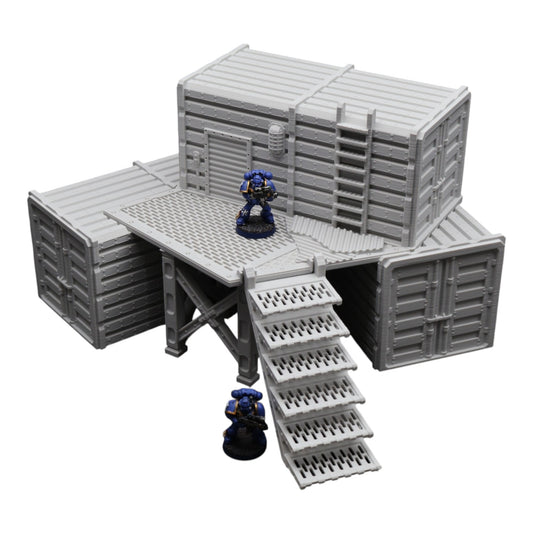 Wargaming 28mm scatter terrain scenery showing 3D-printed item that is compatible with games such as Warhammer 40K, Star Wars Legions, D+D, Dungeons and Dragons, Sci-Fi, Fantasy and other miniature tabletop games. Brand Jawar3d found at www.jawar3d.co.uk.