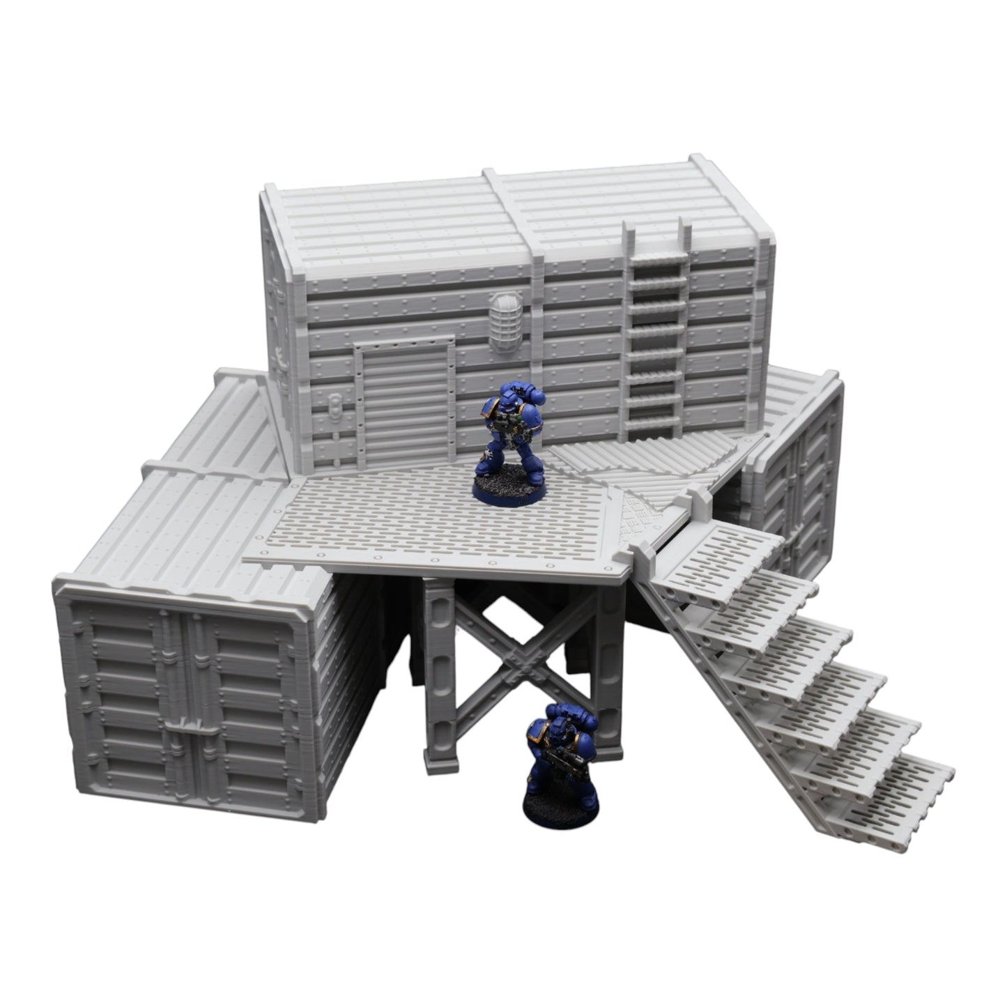 Wargaming 28mm scatter terrain scenery showing 3D-printed item that is compatible with games such as Warhammer 40K, Star Wars Legions, D+D, Dungeons and Dragons, Sci-Fi, Fantasy and other miniature tabletop games. Brand Jawar3d found at www.jawar3d.co.uk.