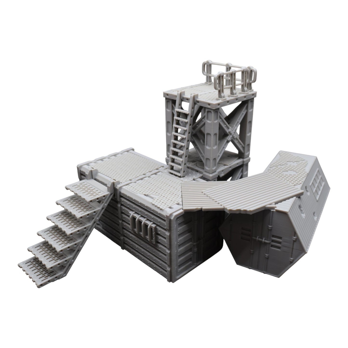 Wargaming 28mm scatter terrain scenery showing 3D-printed item that is compatible with games such as Warhammer 40K, Star Wars Legions, D+D, Dungeons and Dragons, Sci-Fi, Fantasy and other miniature tabletop games. Brand Jawar3d found at www.jawar3d.co.uk.