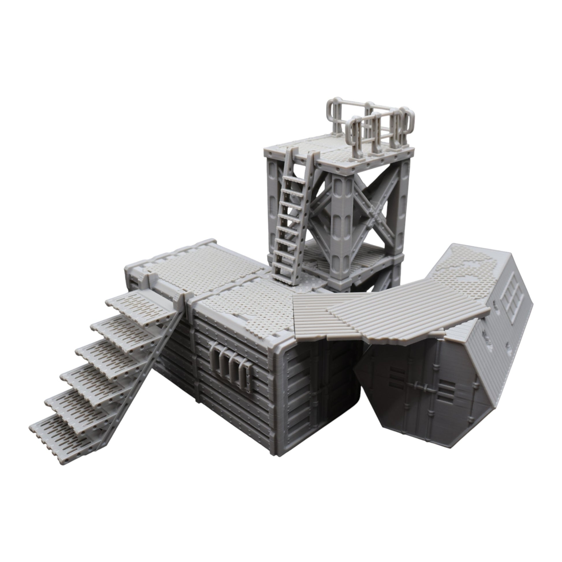 Wargaming 28mm scatter terrain scenery showing 3D-printed item that is compatible with games such as Warhammer 40K, Star Wars Legions, D+D, Dungeons and Dragons, Sci-Fi, Fantasy and other miniature tabletop games. Brand Jawar3d found at www.jawar3d.co.uk.